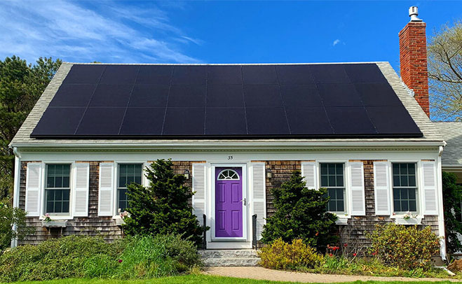 Solaria PowerXT® Solar Panels on home