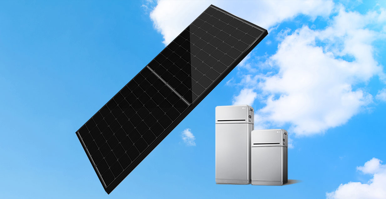SEG Solar Panels and an LG chem battery storage solution